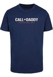 Merchcode T-Shirt Fathers Day - Call of Daddy Dunkelblau/Grau/Hellblau