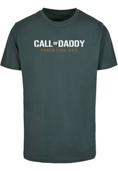 Merchcode T-Shirt Fathers Day - Call of Daddy Dunkelgrün/Grau/Grün