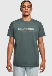 Merchcode T-Shirt Fathers Day - Call of Daddy Dunkelgrün/Grau/Grün