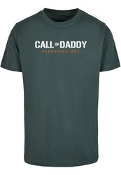 Merchcode T-Shirt Fathers Day - Call of Daddy Dunkelgrün/Grau/Grün