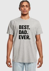 Merchcode T-Shirt Herren Fathers Day - Best Dad Ever Hellgrau/Grau/Silber/Dunkelgrau