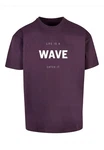 Merchcode T-Shirt Herren Summer Life is a Wave Heavy Oversize Tee Lila/Dunkelblau