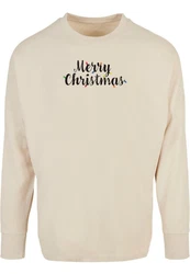 Merchcode Longsleeve Herren Khaki/Beige