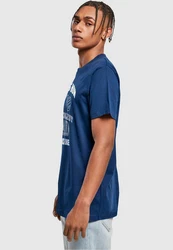 Merchcode Coolest Dad T-Shirt Round Neck Dunkelblau/Blau