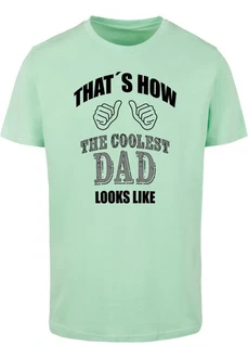 Merchcode Coolest Dad T-Shirt Round Neck Grün/Hellgrün/Türkis Merchcode Coolest Dad T-Shirt Round Neck Grün/Hellgrün/Türkis