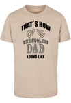 Merchcode Coolest Dad T-Shirt Round Neck Khaki/Beige/Braun/Gold Merchcode Coolest Dad T-Shirt Round Neck Khaki/Beige/Braun/Gold