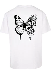 Merchcode T-Shirt Flowers Bloom Heavy Oversized Tee Hellblau/Weiß/Rosa/Braun/Schwarz