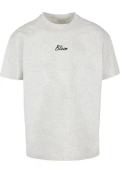Merchcode T-Shirt Flowers Bloom Heavy Oversized Tee Hellblau/Grau/Rosa/Braun/Silber