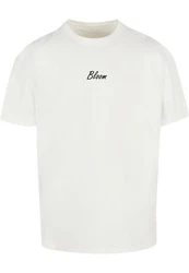 Merchcode T-Shirt Flowers Bloom Heavy Oversized Tee Hellblau/Rosa/Braun/Weiß