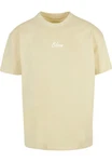 Merchcode T-Shirt Flowers Bloom Heavy Oversized Tee Beige/Khaki Merchcode T-Shirt Flowers Bloom Heavy Oversized Tee Beige/Khaki