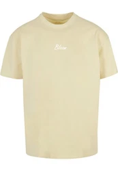 Merchcode T-Shirt Flowers Bloom Heavy Oversized Tee Beige/Khaki