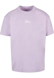 Merchcode T-Shirt Flowers Bloom Heavy Oversized Tee Lila