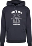 Merchcode Kapuzensweatshirt Herren Coolest Dad Basic Hoody (1-tlg) Dunkelblau/Schwarz/Blau