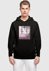 Merchcode Kapuzensweatshirt Summer Story Basic Hoody (1-tlg) Schwarz/Rosa