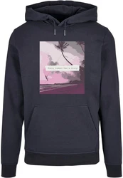 Merchcode Kapuzensweatshirt Summer Story Basic Hoody (1-tlg) Dunkelblau/Rosa/Lila/Fliederfarben