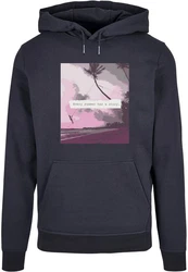 Merchcode Kapuzensweatshirt Summer Story Basic Hoody (1-tlg) Dunkelblau/Rosa/Lila/Fliederfarben