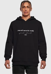 Merchcode Kapuzensweatshirt Just Start Hoody Schwarz/Hellblau