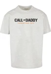 Merchcode T-Shirt Merchcode Herren Fathers Day - Call of Daddy Heavy Oversize Tee Grau