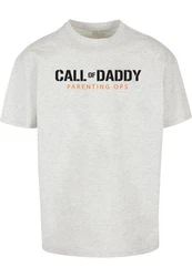 Merchcode T-Shirt Merchcode Herren Fathers Day - Call of Daddy Heavy Oversize Tee Grau