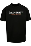 Merchcode T-Shirt Merchcode Herren Fathers Day - Call of Daddy Heavy Oversize Tee Grau/Rot/Schwarz