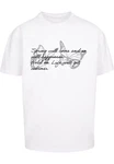 Merchcode T-Shirt Herren Spring Saying Heavy Oversized Tee (1-tlg) Weiß/Creme