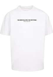 T-Shirt Herren Never Give Up Heavy Oversized Tee (1-tlg)