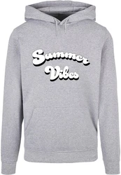 Merchcode Herren Summer Vibes Basic Hoody Grau/Hellblau/Blau/Silber/Braun