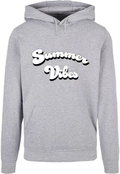Merchcode Herren Summer Vibes Basic Hoody Grau/Hellblau/Blau/Silber/Braun