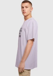 Merchcode T-Shirt Life Is Better Heavy Oversized Tee Lila/Rosa