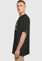 Merchcode T-Shirt Life Is Better Heavy Oversized Tee Schwarz/Rosa/Dunkelgrau/Braun