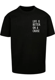 T-Shirt Herren Life Is Better Heavy Oversized Tee (1-tlg)