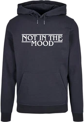 Merchcode Kapuzensweatshirt NITM - Stranger Mood X Basic Hoody Hellblau/Dunkelblau