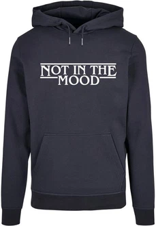 Merchcode Kapuzensweatshirt NITM - Stranger Mood X Basic Hoody Hellblau/Dunkelblau