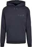 Merchcode Kapuzensweatshirt Love Yourself Basic Hoody Dunkelblau/Blau/Dunkelgrau