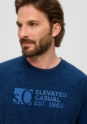 s.Oliver T-Shirt Basic Rundhals 2er Pack Blau/Dunkelblau/Hellblau