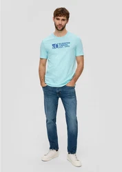 s.Oliver T-Shirt Basic Rundhals 2er Pack Hellblau/Blau/Türkis