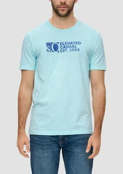 s.Oliver T-Shirt Basic Rundhals 2er Pack Hellblau/Blau/Türkis