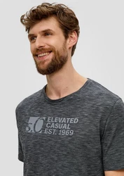 s.Oliver T-Shirt Basic Rundhals 2er Pack Dunkelgrau/Grau/Dunkelrot/Braun