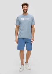 s.Oliver T-Shirt Basic Rundhals 2er Pack Hellblau/Blau