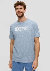 s.Oliver T-Shirt Basic Rundhals 2er Pack Hellblau/Blau