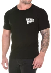 Psycho Urban Print-Shirt Set Basic Fitness T-Shirt im Doppelpack Weiß/Schwarz/Dunkelblau