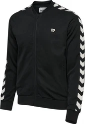 hummel Langarmshirt hmlARCHIVE REGULAR POLY ZIP JACKET Schwarz/Weiß/Beige
