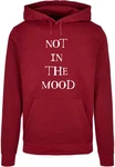 Merchcode Kapuzensweatshirt NITM - Hollow X Basic Hoody Dunkelrot/Rot