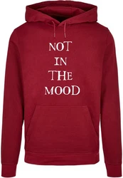 Merchcode Kapuzensweatshirt NITM - Hollow X Basic Hoody Dunkelrot/Rot