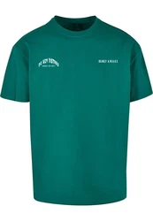 Merchcode T-Shirt Barely Awake Heavy Oversize Tee Türkis/Grün/Dunkelgrün