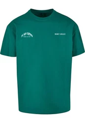 Merchcode T-Shirt Barely Awake Heavy Oversize Tee Türkis/Grün/Dunkelgrün