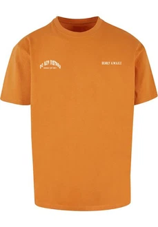 Merchcode T-Shirt Barely Awake Heavy Oversize Tee Orange/Beige/Gelb