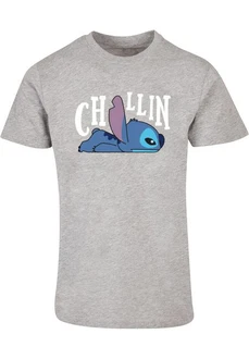 ABSOLUTE CULT Herren Lilo And Stitch Chillin T-Shirt Blau/Creme