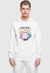 ABSOLUTE CULT Kapuzensweatshirt Herren Batman - Harley Quinn Mad Love Basic Hoody Rosa/Gelb/Grün/Weiß/Braun