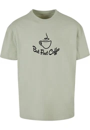 T-Shirt Herren But First Coffee Heavy Oversized Tee (1-tlg)